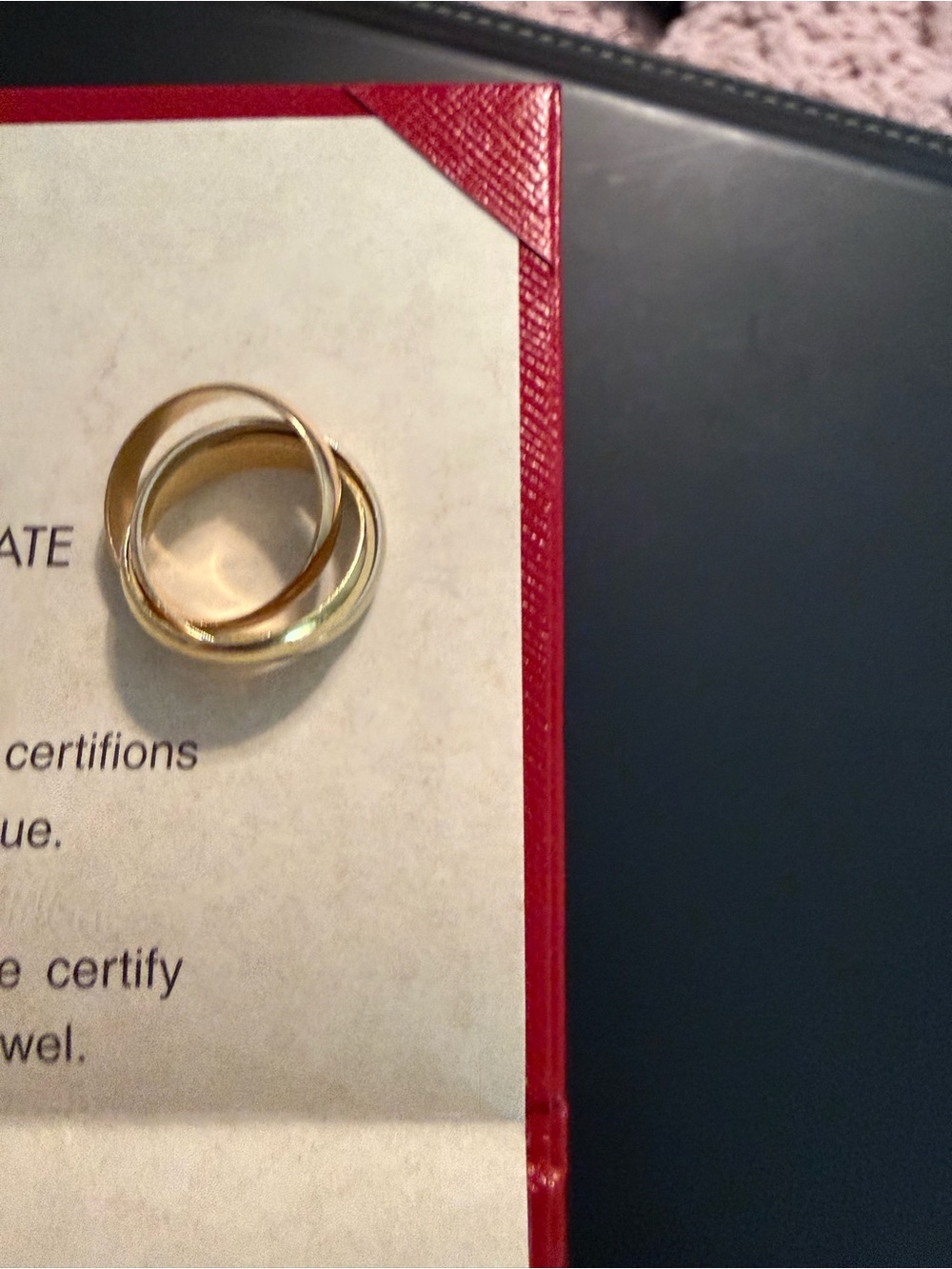 Cartier vintage Le Must de Cartier trinity ring. Size 4. - Picture 4 of 13